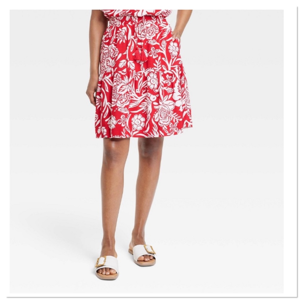 Women’s Mini Tiered A-Line Skirt Knox Rose